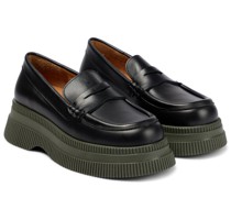 Loafers Creepers Wallaby aus Leder