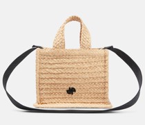 Small Tote aus Raffiabast