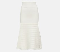 Victoria Beckham High-Rise-Midirock