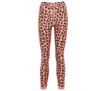 Bedruckte High-Rise Leggings Rose