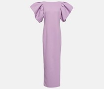 Oscar de la Renta Robe aus einem Wollgemisch