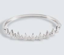 Rainbow K Armreif Shark aus 14kt Weissgold mit Diamanten