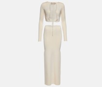 Aya Muse Maxikleid aus Rippstrick