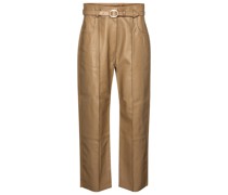 Petar Petrov High-Rise-Hose Pollis B aus Leder