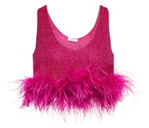 Oseree Cropped-Top Lumiere Plumage