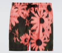 Dries Van Noten Bedruckte Badehose