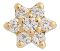 Maria Tash Einzelner Ohrring Diamond Star aus 18kt Gelbgold mit Diamanten