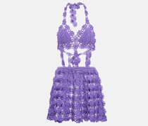 Anna Kosturova Minikleid Ibiza aus Haekelstrick