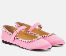 Verzierte Ballerinas Audrey aus Satin