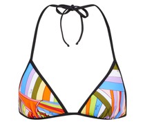 Bedrucktes Bikini-Oberteil