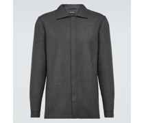 Hemdjacke aus Wolle