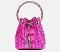 Jimmy Choo Bucket-Bag Bon Bon Small mit Kristallen