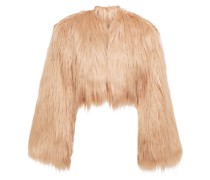 Alex Perry Cropped-Jacke aus Faux Fur