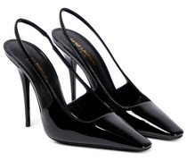 Slingback-Pumps Blade aus Lackleder