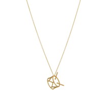 Halskette Tambor aus 9kt Gelbgold