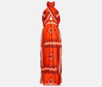 Johanna Ortiz Bedrucktes Maxikleid aus Baumwolle