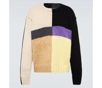 Jil Sander Pullover aus Baumwolle, Seide und Leinen