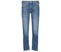 AG Jeans Mid-Rise Cropped Jeans Girlfriend