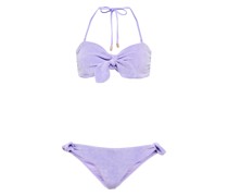 Zimmermann Bikini Lyre aus Baumwollfrottee