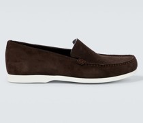 Manolo Blahnik Loafers Monaco aus Veloursleder