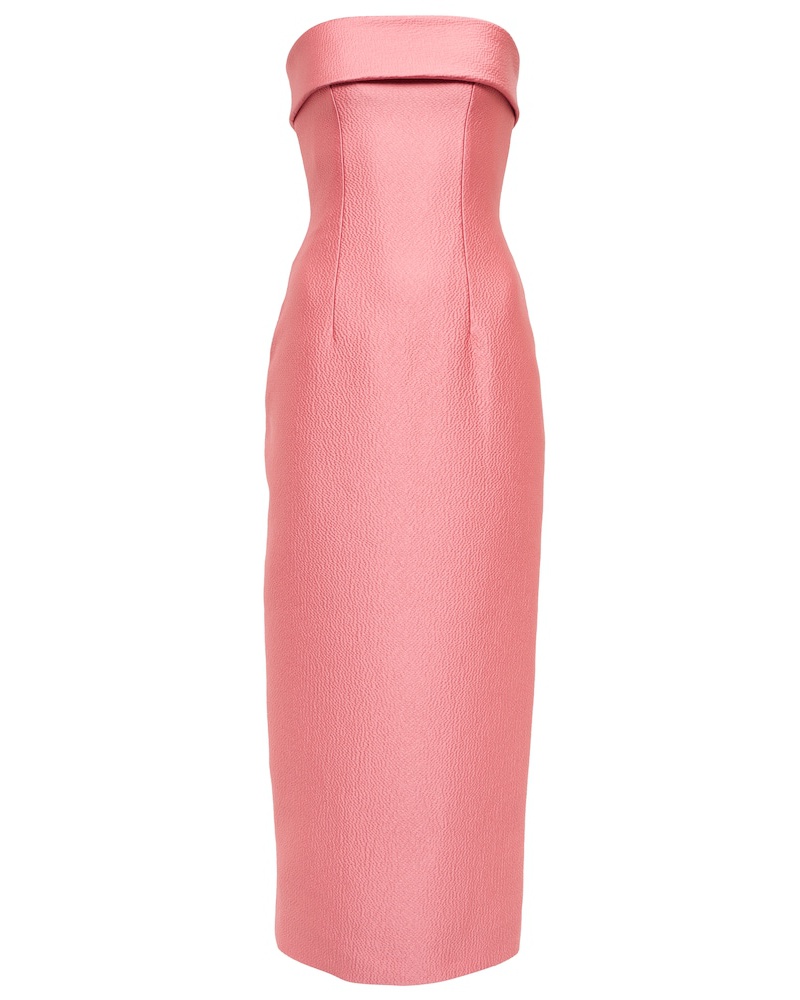 EMILIA WICKSTEAD Damen Emilia Wickstead Midikleid Keeley aus Satin