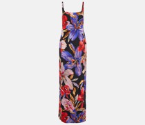 Dries Van Noten Maxikleid aus einem Seidengemisch