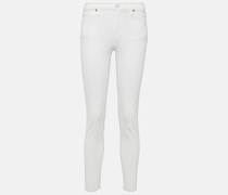 High-Rise Cropped Skinny Jeans