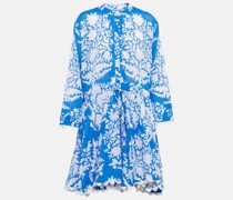 Juliet Dunn Minikleid aus Baumwolle