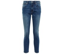 High-Rise Cropped Jeans Lou Lou