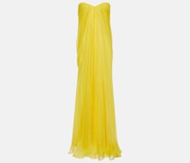 Alexander McQueen Robe aus Seidenchiffon