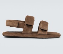 Nanushka Sandalen Taurus aus Veloursleder