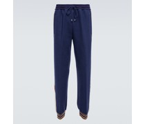 Gucci Jogginghose Interlocking G aus Wolle