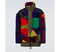 Sacai sacai x KAWS Patchwork-Bomberjacke