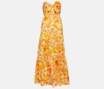 Zimmermann Bedrucktes Midikleid aus Baumwolle