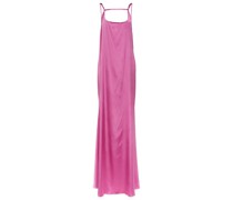 Jacquemus Mentalo Robe Aus Satin Mit Freier Rückenpartie in Pink Damen Bekleidung Kleider Kleider für formelle Anlässe und Abendkleider 