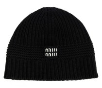 Miu Miu Beanie aus einem Wollgemisch