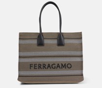 Ferragamo Tote Large aus Canvas