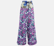 Dries Van Noten Weite Hose aus Baumwolle