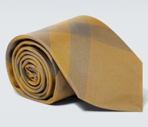 Krawatte  Check aus Seide