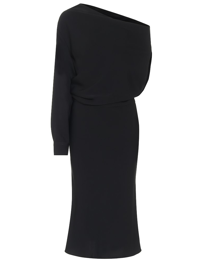 Maison Margiela Damen MM6 Maison Margiela Midikleid aus Crepe