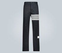 Thom Browne Chinohose 4-Bar aus Baumwoll-Twill