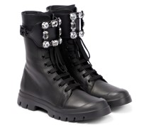 Roger Vivier Schnuerstiefel Viv' Walky aus Leder