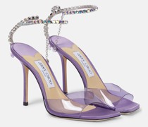 Jimmy Choo Verzierte Sandalen Saeda 100