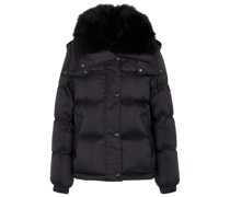 Army Daunenjacke mit Shearling