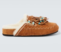 Verzierte Slippers The Journey mit Shearling