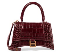 Balenciaga Schultertasche Hourglass Small aus Leder
