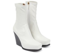 Stella McCartney Plateaustiefel aus Lederimitat