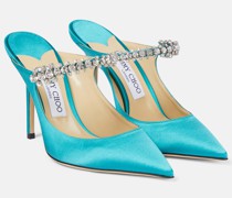 Verzierte Mules Bing 100 aus Satin