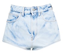 Alessandra Rich High-Rise Jeansshorts