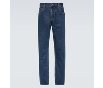Low-Rise Straight Jeans
